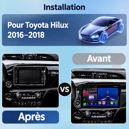 Toyota Hilux |2016 - 2018| Android 15 Autoradio | Apple CarPlay | Android Auto - toptaktil