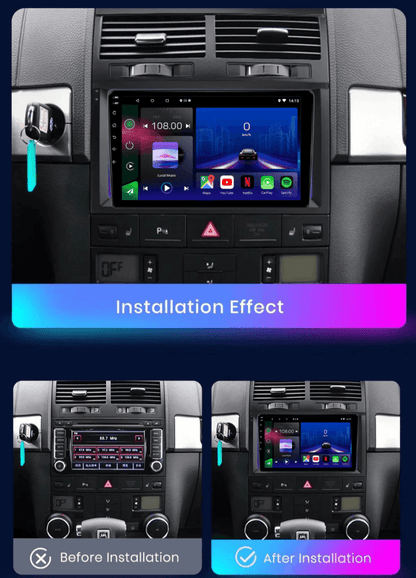 Volkswagen | Touareg | 2002 - 2010 | Android 15 Autoradio | Apple CarPlay | Android Auto - toptaktil