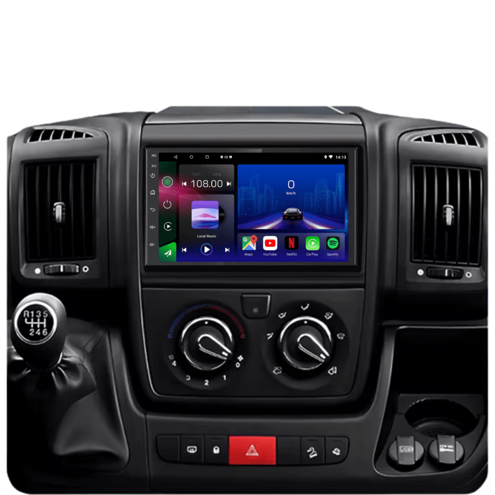 Fiat Ducato | Citroën cavalier | Peugeot Boxer | Autoradio Android 15 | Carplay et Android Auto - toptaktil