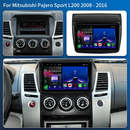 Autoradio Android pour Mitsubishi L200 | Pajero Sport| 2008-2016|  Android 15 |CarPlay | Android Auto