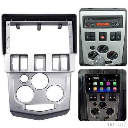Fascia Poste Radio 9 Pouces Pour Dacia Logan 2003-2008 | Autoradio | Android 14 | Écran Tactile | CarPlay | Bluetooth | GPS