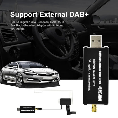 Adaptateur d'antenne DAB+ Dongle pour autoradio Android