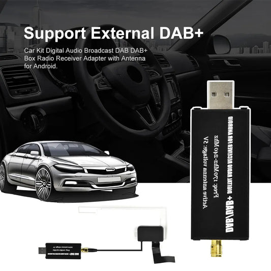 Adaptateur d'antenne DAB+ Dongle pour autoradio Android