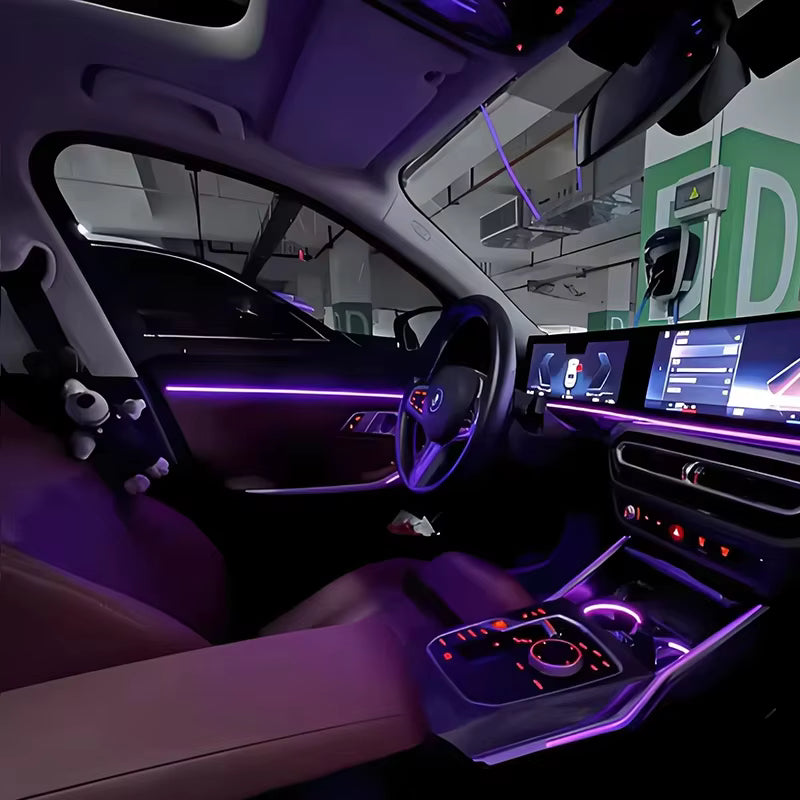 Led d'ambiance intérieures de voiture en acrylique RGB 20 en 1 – Kit Asymphony