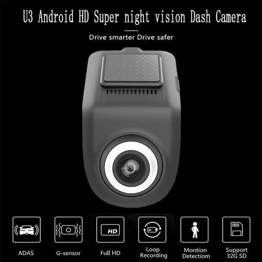 Caméra Dvr Adas Hd 1080P Auto Enregistrement