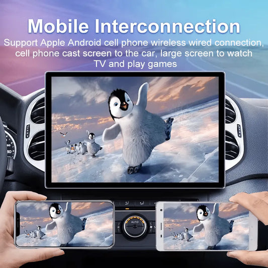 Autoradio Jmance Android 13 - Écran Qled 13 Pouces, 6G+128G, Carplay & Android Auto | Android 14 | Écran Tactile | Bluetooth | GPS