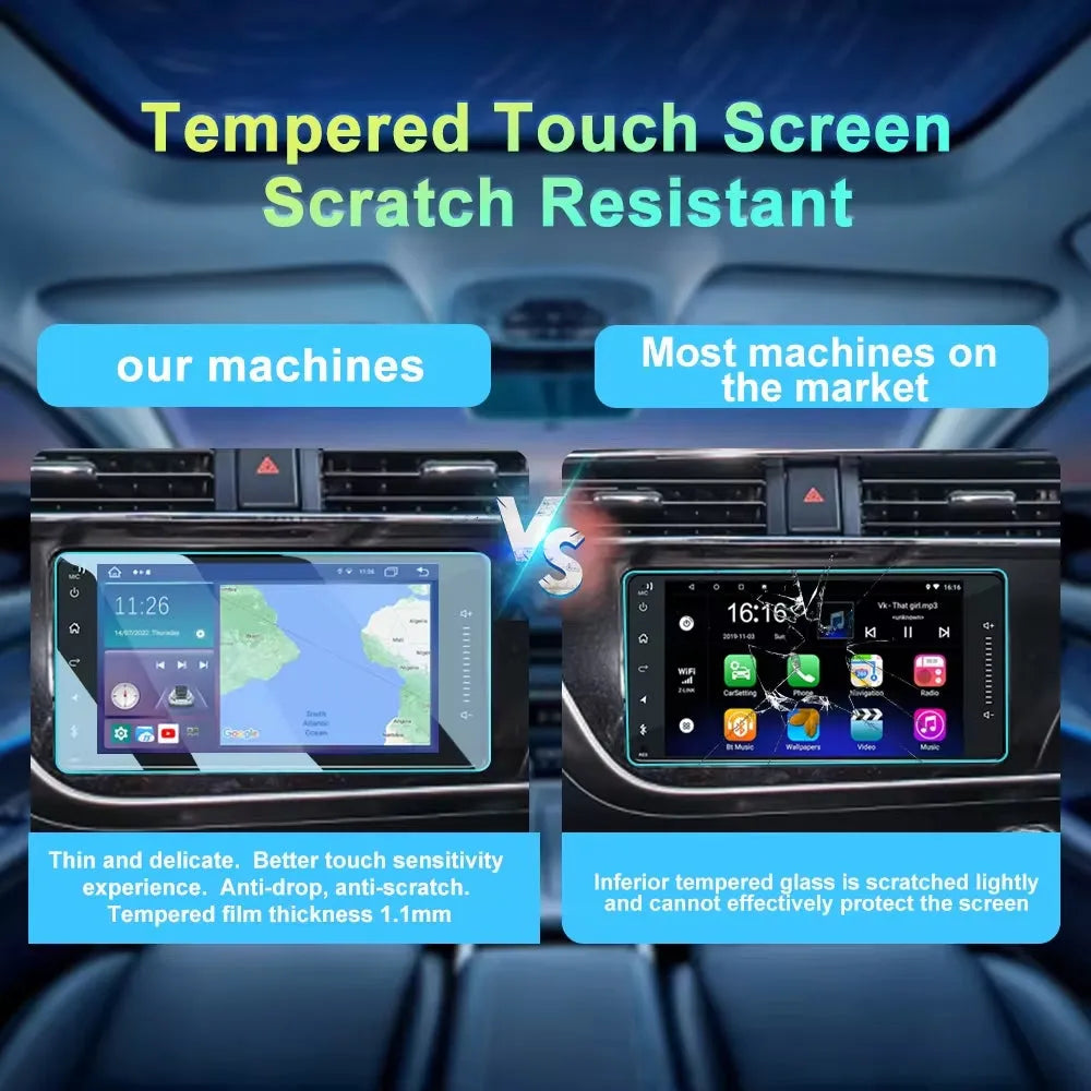 Jmance - Autoradio Android 13 Pour Toyota Carplay/Android Auto | Android 14 | Écran Tactile | Bluetooth | GPS