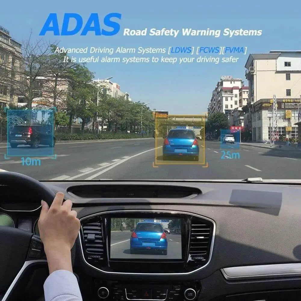 Caméra Dvr Adas Hd 1080P Auto Enregistrement