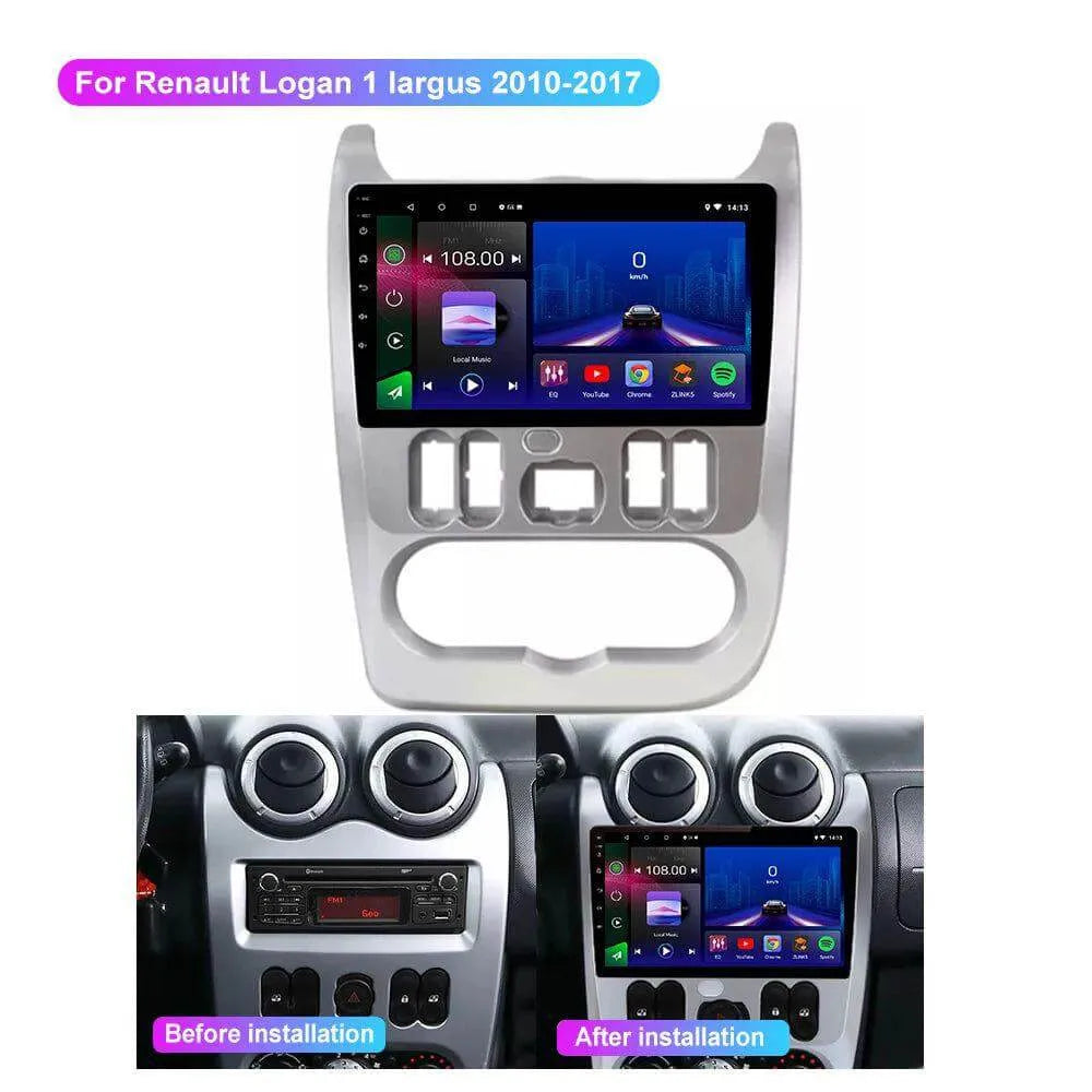 Poste Android 13//4G-64//Dacia Logan-Duster-Sandero/Carplay-Android Auto | Autoradio | Android 14 | Écran Tactile | Bluetooth | GPS