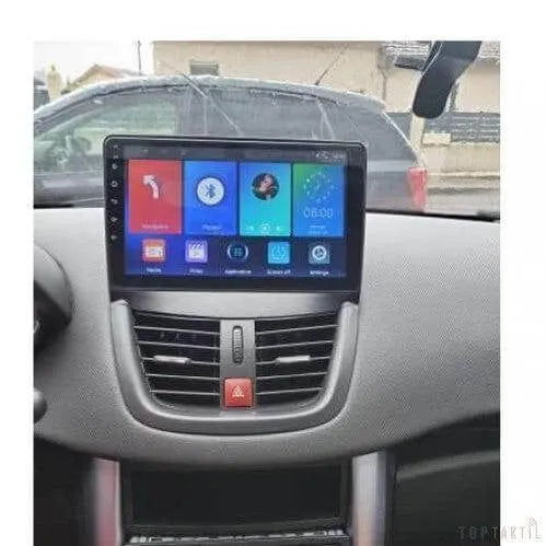 Poste Android //4G-64-Peugeot 207 2007-2013 | Autoradio | Android 14 | Écran Tactile | CarPlay | Bluetooth | GPS