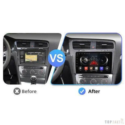 Poste Android13//4G-64// Golf 7 2014-2018 | Autoradio | Android 14 | Écran Tactile | CarPlay | Bluetooth | GPS
