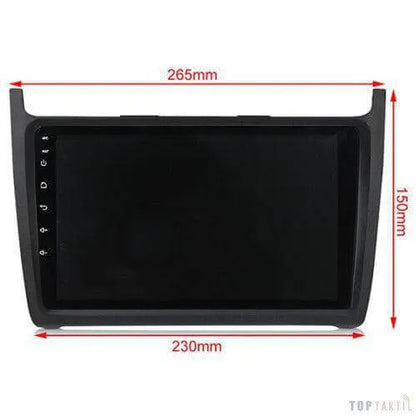 Poste Android13//4G-64// Polo 2008-2015/Carplay-Android Auto | Autoradio | Android 14 | Écran Tactile | Bluetooth | GPS
