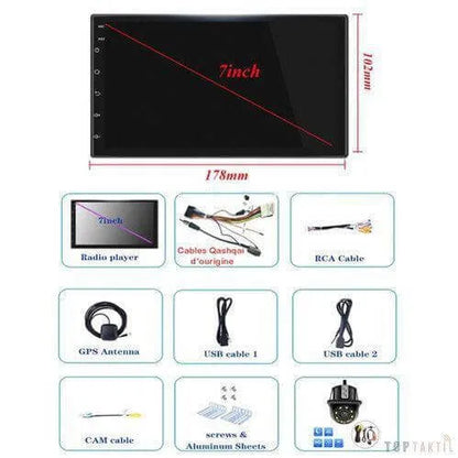 Poste Android13//4G-64//Nissan Qashqai 2006-2013/Carplay-Android Auto | Autoradio | Android 14 | Écran Tactile | Bluetooth | GPS