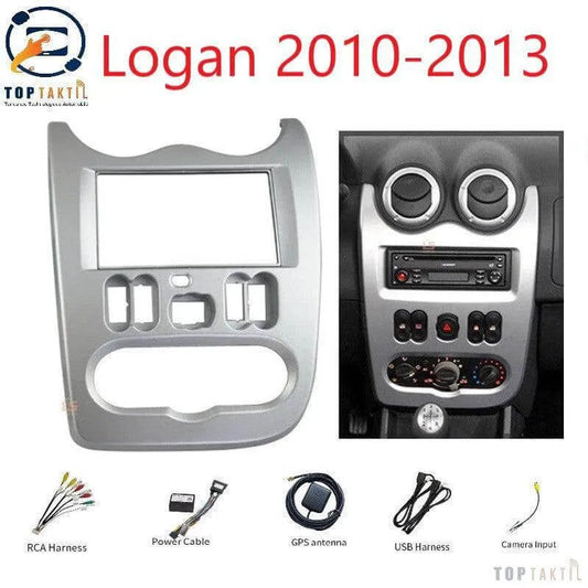 Poste Autoradio Android 13//4G-64G-Dacia Logan 2008-2013 | Android 14 | Écran Tactile | CarPlay | Bluetooth | GPS