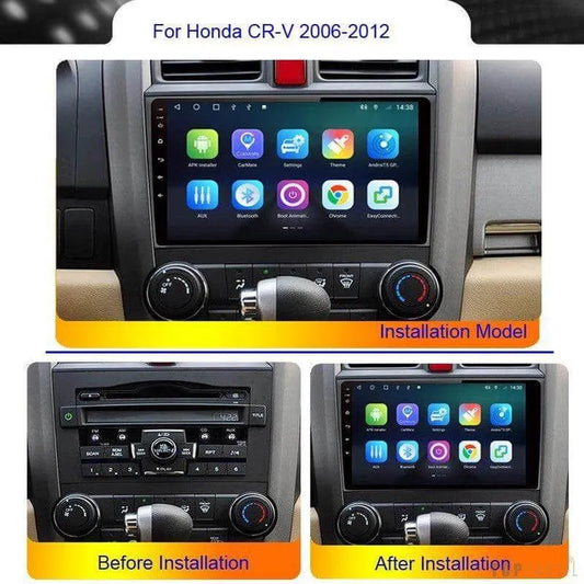 Poste Autoradio Android 13//4G-64G-Honda Crv 2006-2012 | Android 14 | Écran Tactile | CarPlay | Bluetooth | GPS