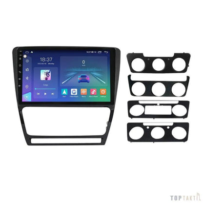 Poste Autoradio Android 13//4G-64G-Skoda Octavia 2 A5 2008-2013 | Android 14 | Écran Tactile | CarPlay | Bluetooth | GPS