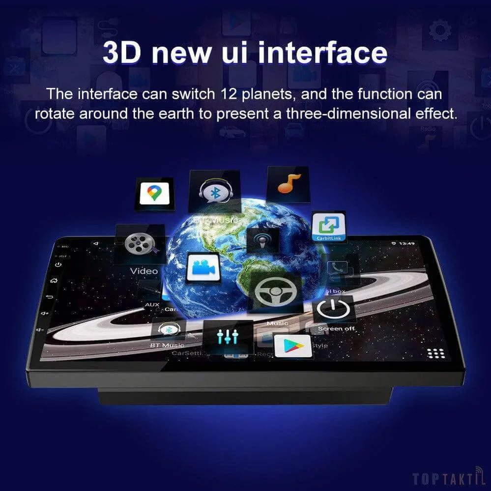 Poste Radio Android Haut De Gamme : Transformez Votre Conduite | Autoradio | Android 14 | Écran Tactile | CarPlay | Bluetooth | GPS