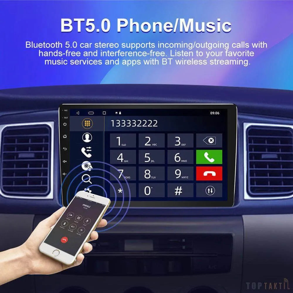 Poste Radio Android Haut De Gamme : Transformez Votre Conduite | Autoradio | Android 14 | Écran Tactile | CarPlay | Bluetooth | GPS