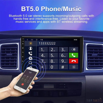 Poste Radio Android Haut De Gamme : Transformez Votre Conduite | Autoradio | Android 14 | Écran Tactile | CarPlay | Bluetooth | GPS
