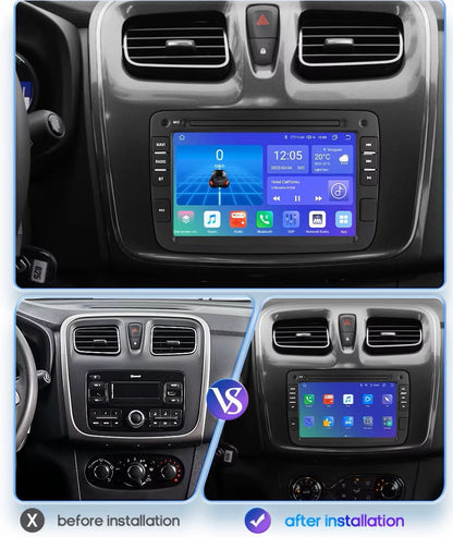 Dacia Universal | Android 13 Autoradio | Apple CarPlay | Android Auto