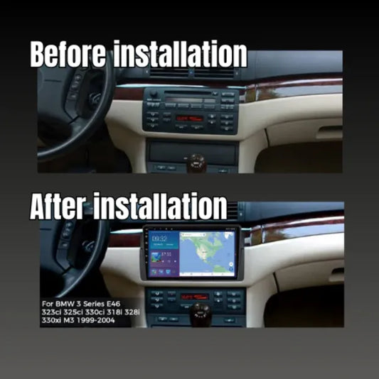 BMW 3 Series | E46 1997-2006 | Android 13 Autoradio | Apple CarPlay | Android Auto
