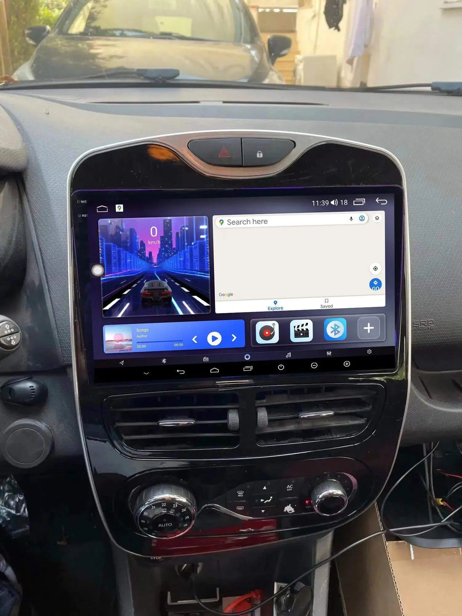 Poste Autoradio Android 13//4G-64G- Renault Clio 2012-2016 | Android 14 | Écran Tactile | CarPlay | Bluetooth | GPS
