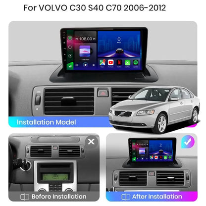 Volvo S40 | C30 | C70 | 2006-2012 | Android 13 Autoradio | Apple CarPlay | Android Auto