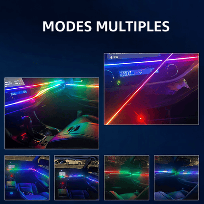 Led d'ambiance intérieures de voiture en acrylique RGB 20 en 1 – Kit Asymphony