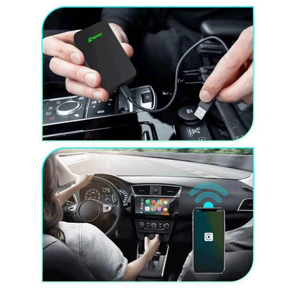Carlinkit 5.0 Cpc200-2Air : L'Adaptateur Ultime Sans Fil Pour Carplay Et Android Auto | Bluetooth | GPS