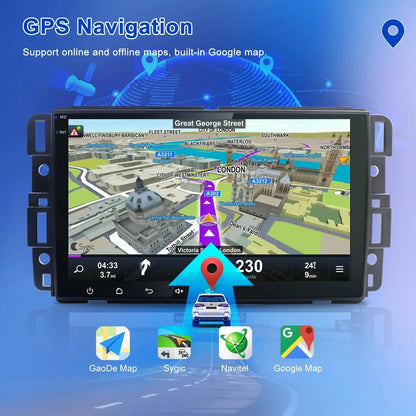 Poste Android13//4G-64//Chevrolet Captiva Aveo Lova Gentra Epica | Autoradio | Android 14 | Écran Tactile | CarPlay | Bluetooth | GPS