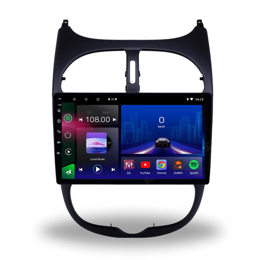 Peugeot 206 206 CC | 1998 - 2013 | Android 15 Autoradio | Apple CarPlay | Android Auto - toptaktil