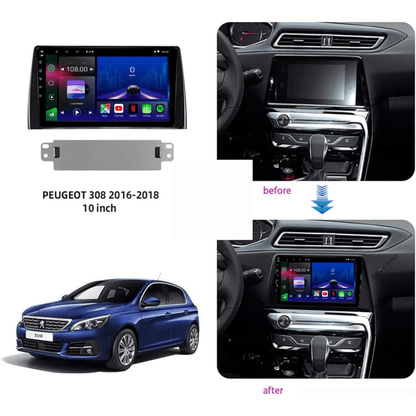 Peugeot 308 | 2016 - 2018 | Android 15 Autoradio | Apple CarPlay | Android Auto - toptaktil