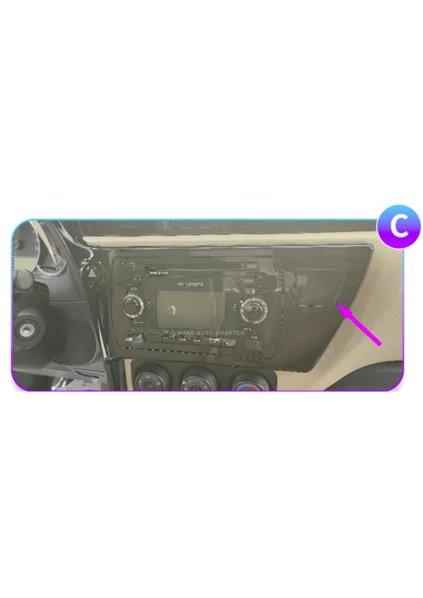 TOPTAKTILToyota | Corolla Auris | 2016 - 2019 | Android 15 Autoradio | Apple CarPlay | Android Auto