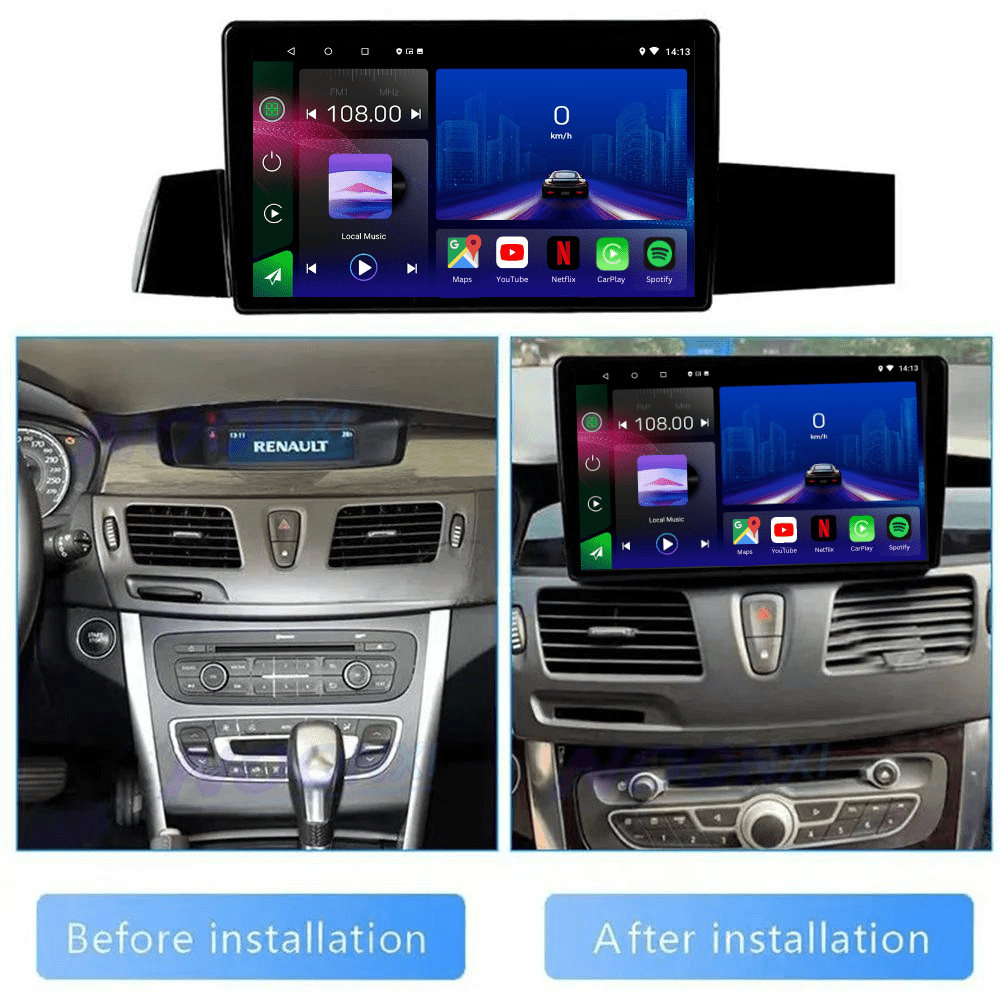 Renault Latitude | 2010 - 2015 | Laguna 3 2008 - 2015 | Android 15 Autoradio | Apple CarPlay | Android Auto - toptaktil