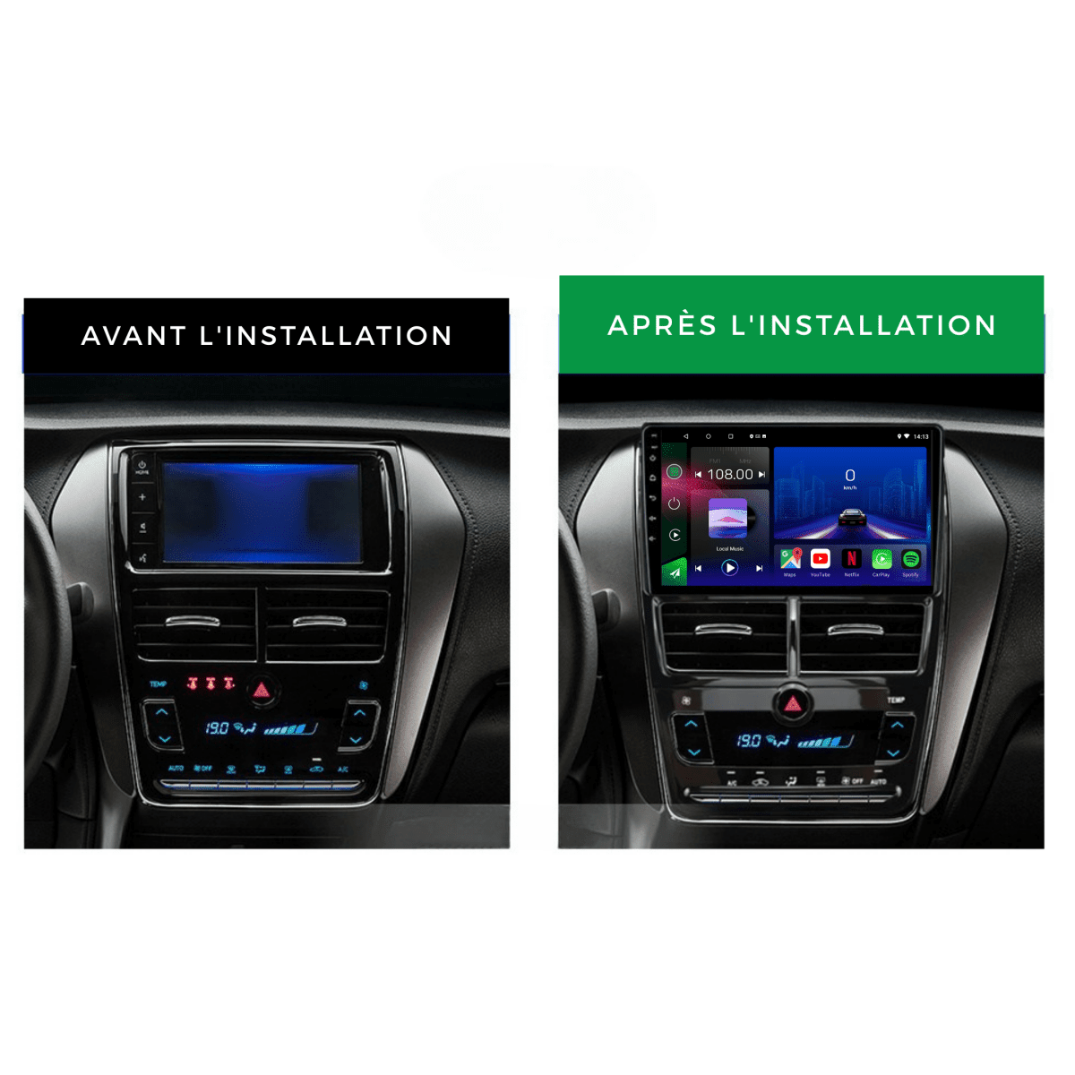 Toyota Yaris | 2018 - 2020 | Android 15 Autoradio | Apple CarPlay | Android Auto - toptaktil