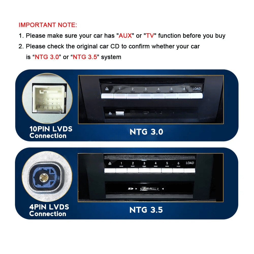 Mercedes S Class 2005 - 2014 W216 W221 Android 15 Autoradio CarPlay & Android Auto NTG 3.0 3.5 - toptaktil