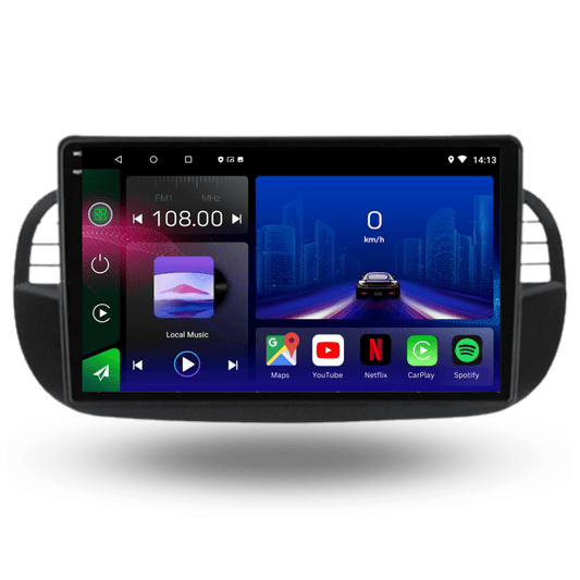 FIAT 500 | 2007 - 2015 | Android 15 Autoradio | Apple CarPlay | Android Auto - toptaktil