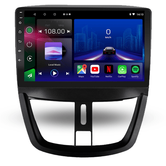Peugeot 207 | 207 CC | 2006 - 2014 | Android 13 Autoradio | Apple CarPlay | Android Auto - toptaktil