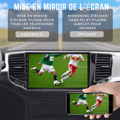 Universal | Écran de 9 pouces | Android 13 Autoradio | Apple CarPlay | Android Auto - toptaktil