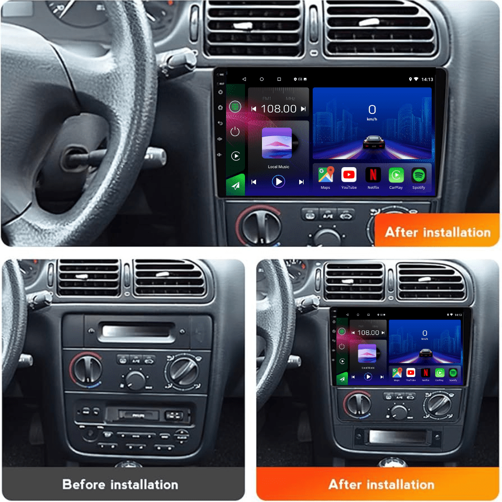 Peugeot 406 | 1999 - 2004 | Android 15 Autoradio | Apple CarPlay | Android Auto - toptaktil