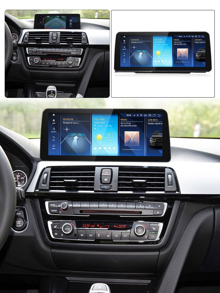 BMW 3 4 2011 - 2019 Series F30 F31 F32 F33 F34 F36 Android 15 CarPlay & Android Auto Autoradio NBT EVO - toptaktil