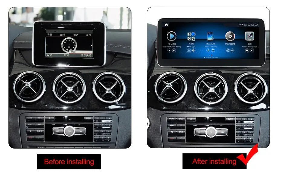 Mercedes B Class 2011 - 2019 W246 Android 15 Autoradio CarPlay & Android Auto - toptaktil