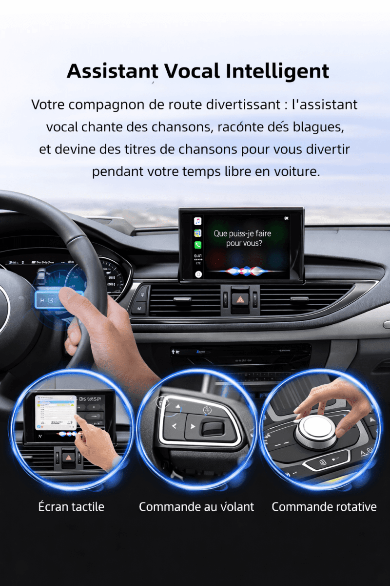 CarPlay Android Auto Decoder for Audi A6 (2012 - 2015) & A7 Q7 A8(2010 - 2018) MMI 3G - toptaktil