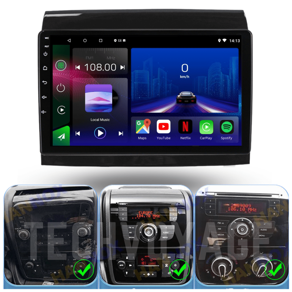 Autoradio Android 15 pour Fiat Ducato, Peugeot Boxer, Citroen Relay Jumper 2006-2022 - toptaktil