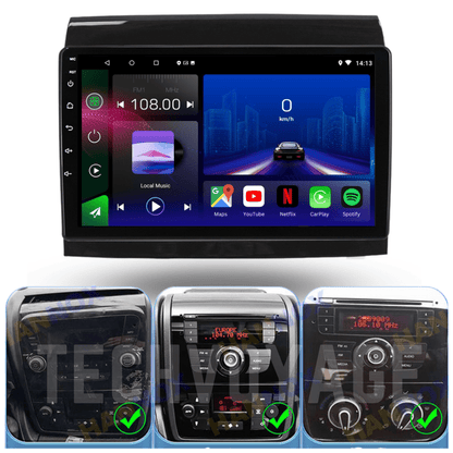 Autoradio Android 15 pour Fiat Ducato, Peugeot Boxer, Citroen Relay Jumper 2006-2022 - toptaktil