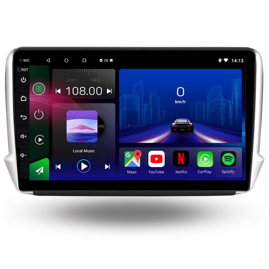 Peugeot 208 2008 | 2012 - 2019 | Android 15 Autoradio | Apple CarPlay | Android Auto - toptaktil