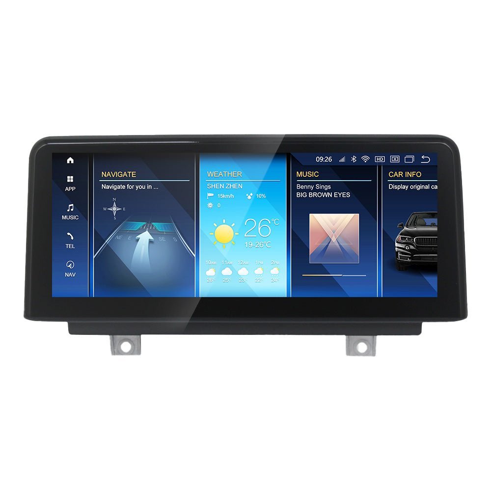 BMW 3 4 2011 - 2019 Series F30 F31 F32 F33 F34 F36 Android 15 CarPlay & Android Auto Autoradio NBT EVO - toptaktil