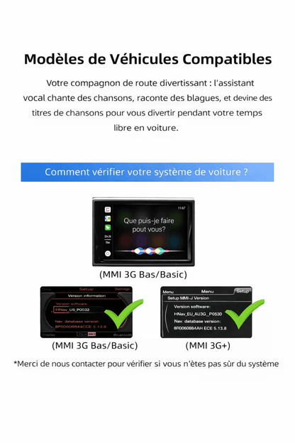 CarPlay Android Auto Decoder for Audi A6 (2012 - 2015) & A7 Q7 A8(2010 - 2018) MMI 3G - toptaktil