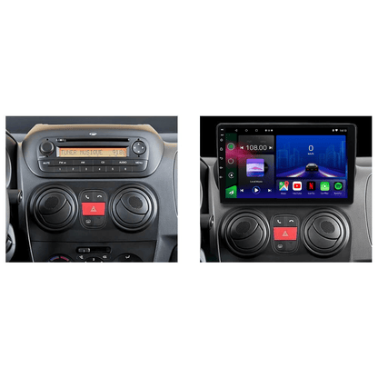 Autoradio Android 15 pour Citroen Nemo Peugeot Bipper Fiat Fiorino Qubo 2008-2018 - toptaktil
