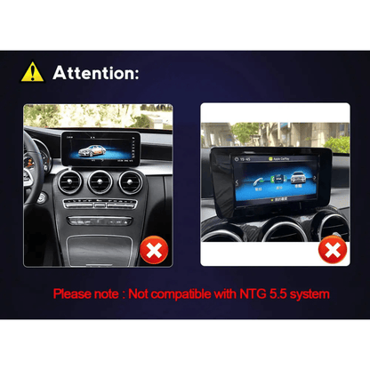 Mercedes C Class GLC V - Class Vito 2014 - 2019 W205 X253 W446 Android 15 Autoradio CarPlay & Android Auto - toptaktil